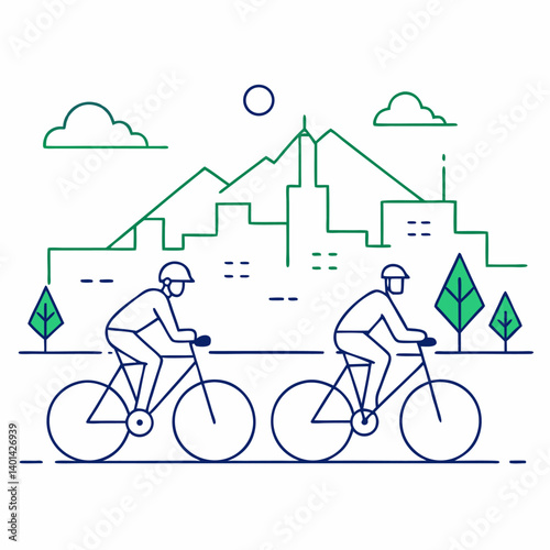 bicycles in the city