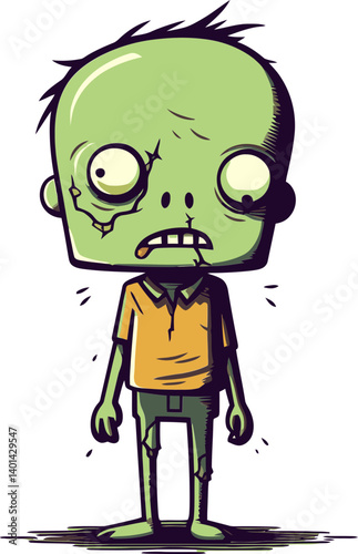Zombie with Severed Hand PNG Horror Zombie with Blood Drips Vector
