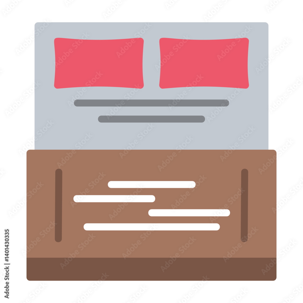 Double Bed Icon Double Bed Icon