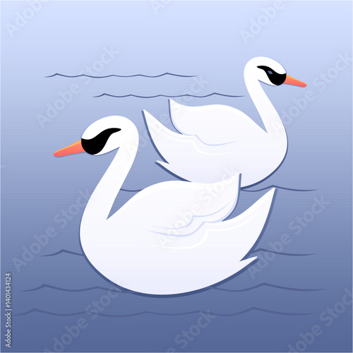 Two swans