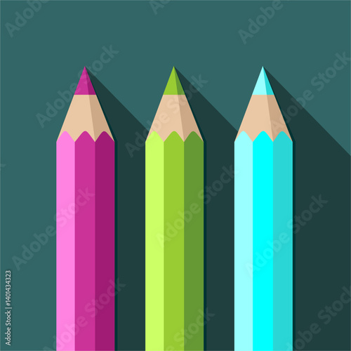 Wooden crayons