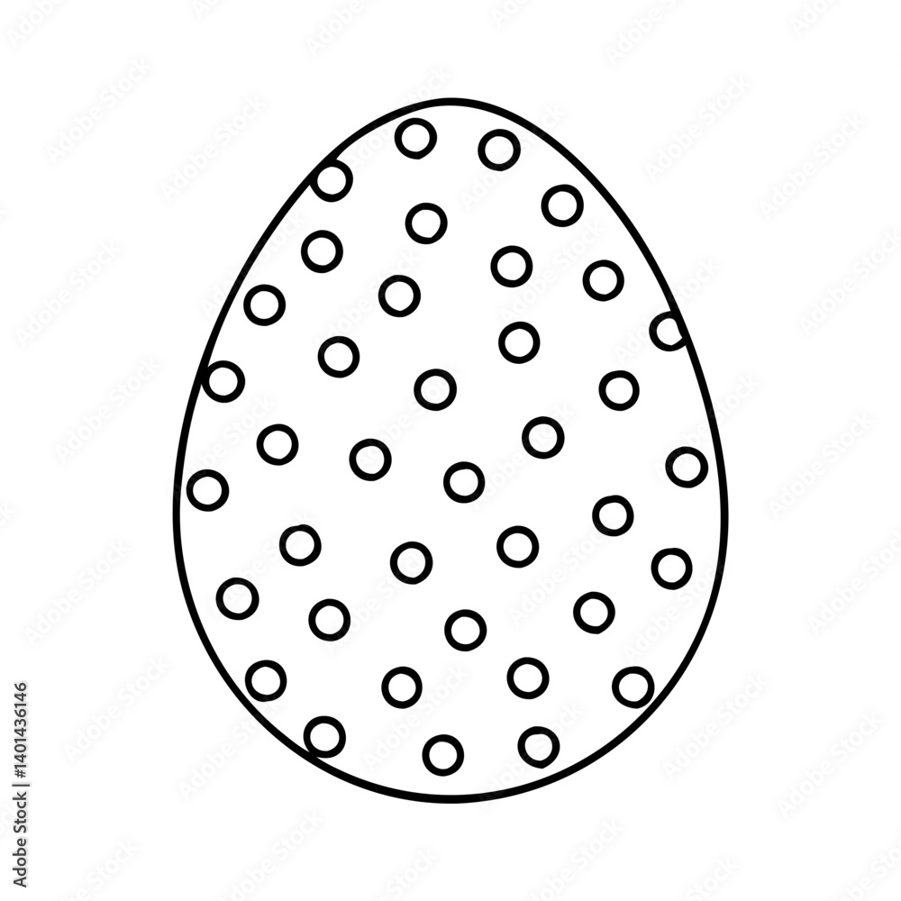 egg with polka dots icon, egg with polka dots line art - simple line art of egg with polka dots, perfect for egg with polka dots logos and icons egg with polka dots icon, egg with polka dots line art - simple line art of egg with polka dots, perfect for egg with polka dots logos and icons
