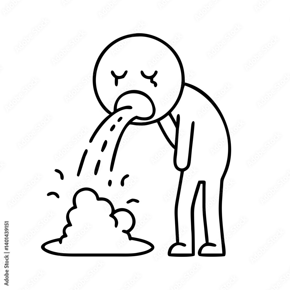 fake vomit icon, fake vomit line art - simple line art of fake vomit, perfect for fake vomit logos and icons fake vomit icon, fake vomit line art - simple line art of fake vomit, perfect for fake vomit logos and icons
