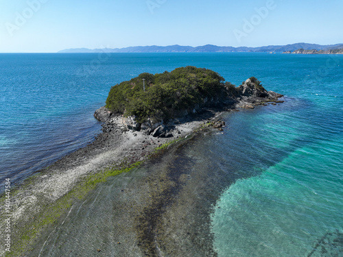 Obraz na płótnie 愛媛県八幡浜市 ねずみ島の風景 w salonie