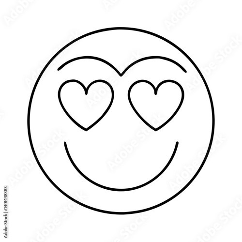 heartwarming smile icon, heartwarming smile line art - simple line art of heartwarming smile, perfect for heartwarming smile logos and icons