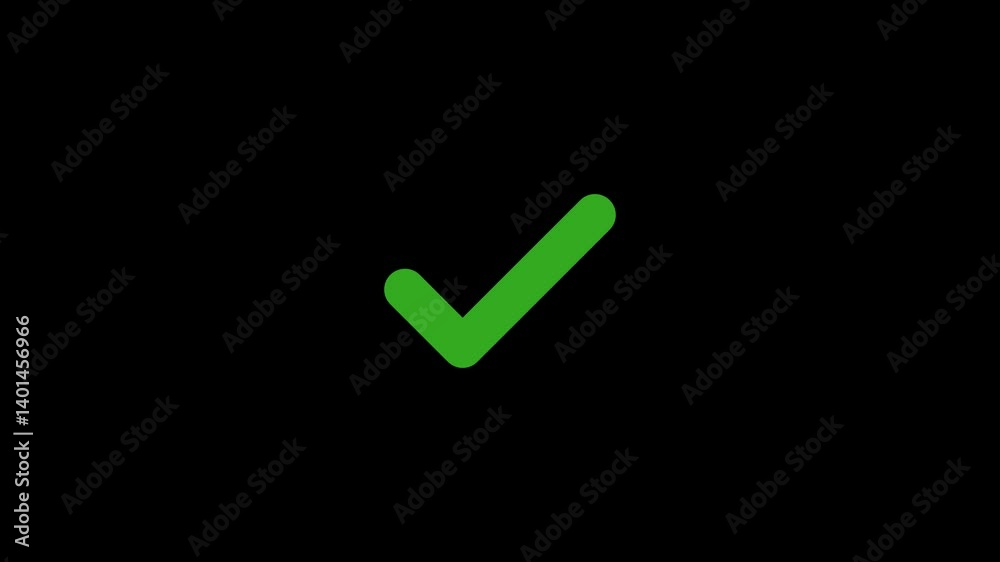 Green Check Mark And Red Cross Animated Icon on transparent background. Approval and Rejection Symbol Animation For UI, UX, Web, Decision Making, Confirmation, Error, Success, Failure, Feedback System Green Check Mark And Red Cross Animated Icon on transparent background. Approval and Rejection Symbol Animation For UI, UX, Web, Decision Making, Confirmation, Error, Success, Failure, Feedback System