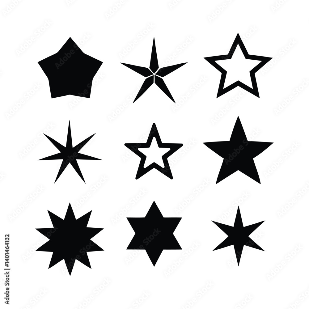Stars collection. Star vector icons. Golden and Black set of Stars, isolated on transparent background. Star icon. Stars in modern simple flat style. Vector Stars collection. Star vector icons. Golden and Black set of Stars, isolated on transparent background. Star icon. Stars in modern simple flat style. Vector