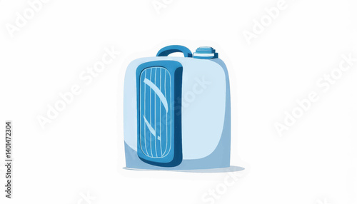 Abstract air purifier design featuring geometric form, minimalist style