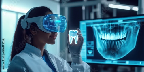Vr headset dental technology image
