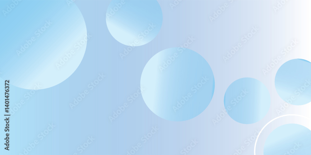 Abstract geometric background gradient light blue soft bokeh for Business background Graphic advanced technology illustration digital design web template background. vector