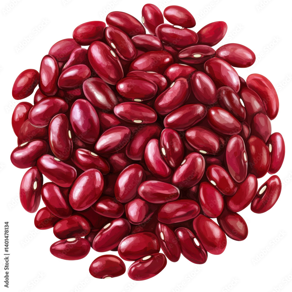 Red kidney beans harvest aerial view of farm field nature Red kidney beans harvest aerial view of farm field nature