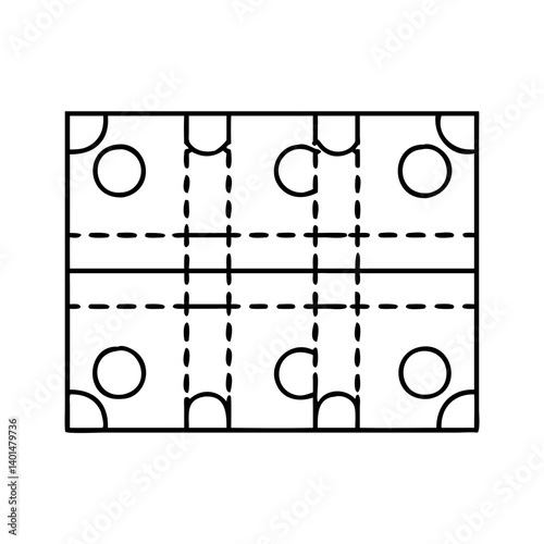 roller rink floor icon, roller rink floor line art - simple line art of roller rink floor, perfect for roller rink floor logos and icons