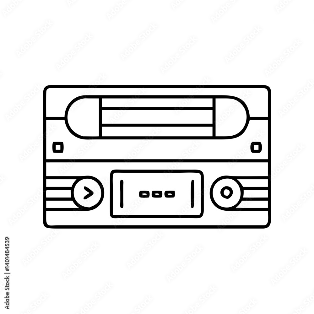 vhs player icon, vhs player line art - simple line art of vhs player, perfect for vhs player logos and icons vhs player icon, vhs player line art - simple line art of vhs player, perfect for vhs player logos and icons