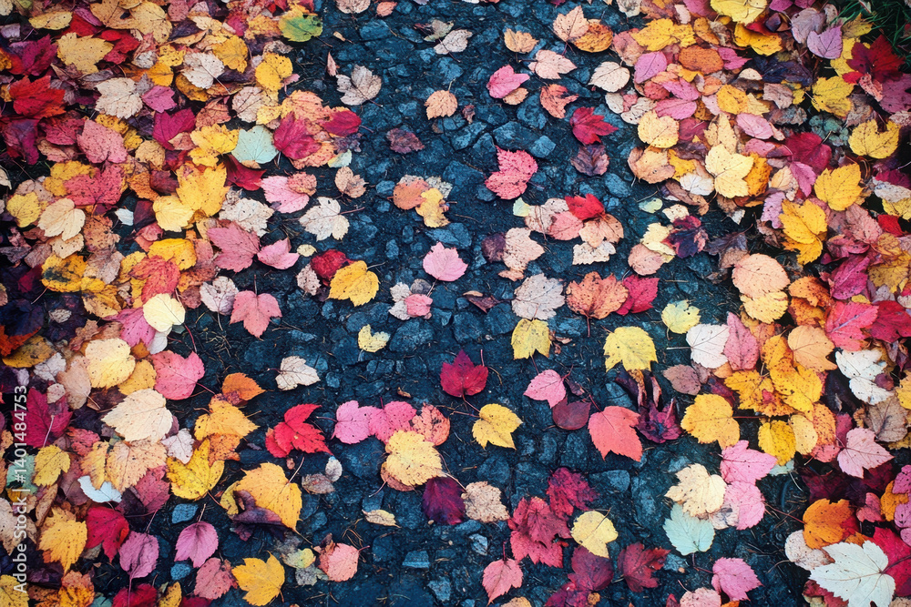 Vibrant autumn leaves create a colorful wallpaper backdrop. Vibrant autumn leaves create a colorful wallpaper backdrop.