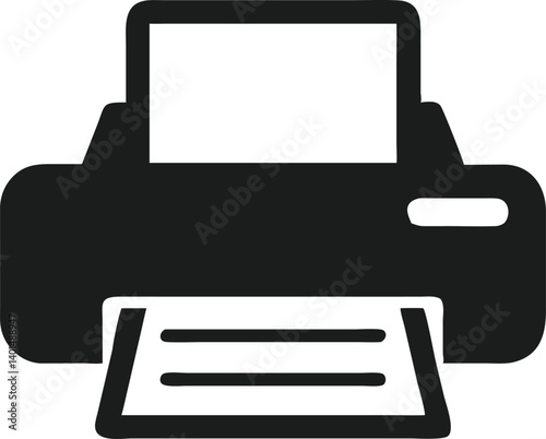 printing document vector icon