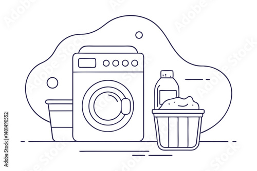 Home Laundry Setup Drawing