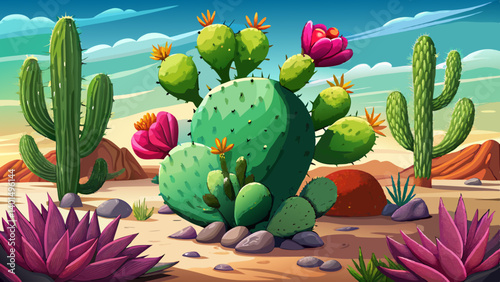 prickly pear cactus. cactus, plant, nature, desert, garden, cacti, thorn, flower, succulent, botany, sharp, prickly, dry, botanical, ball, flora, sand, growth, barrel, spike, macro, closeup, leaf,