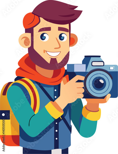 Photographer with Camera