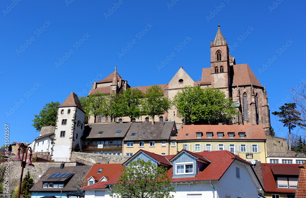 Fototapeta premium Der Münsterberg in Breisach am Rhein