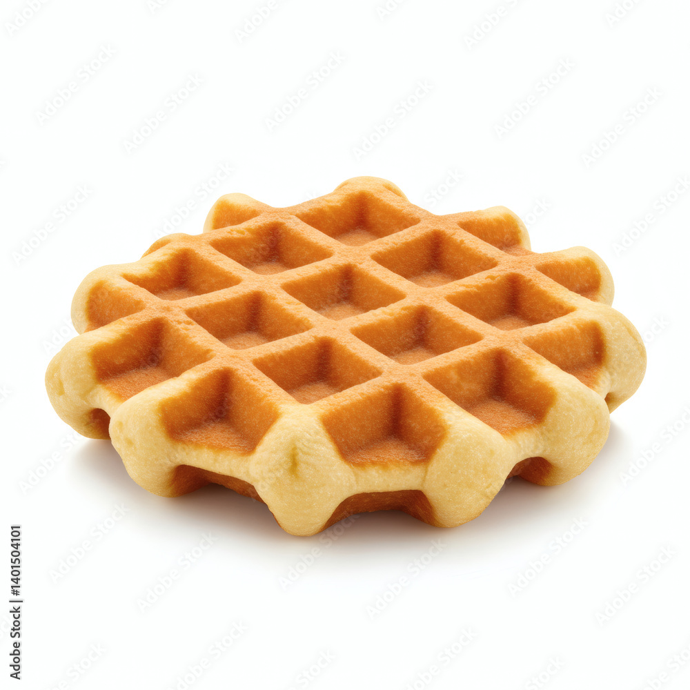 Golden Brown Waffle A Delicious Treat, Perfect for Breakfast or Dessert Golden Brown Waffle A Delicious Treat, Perfect for Breakfast or Dessert