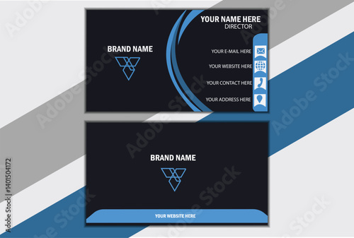sample visiting cards for using corporate market place .specially i used two colors above the cards .and i make sample shapes and using some bold text for visualizing main theme of the visiting cards 