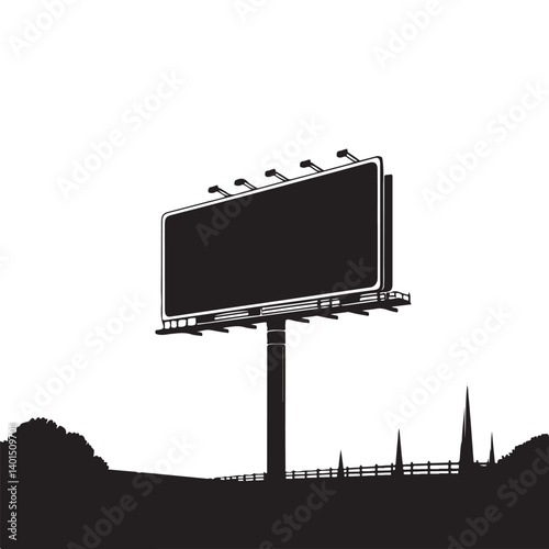 Billboard Vector Design for Advertising Display Outdoor Promotions and Marketing