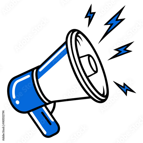 megaphone announcement loudspeaker