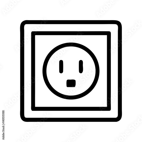 Free Download Electric Socket Power Icon Representing Electrical Connection and Energy Supply - GFXLoad