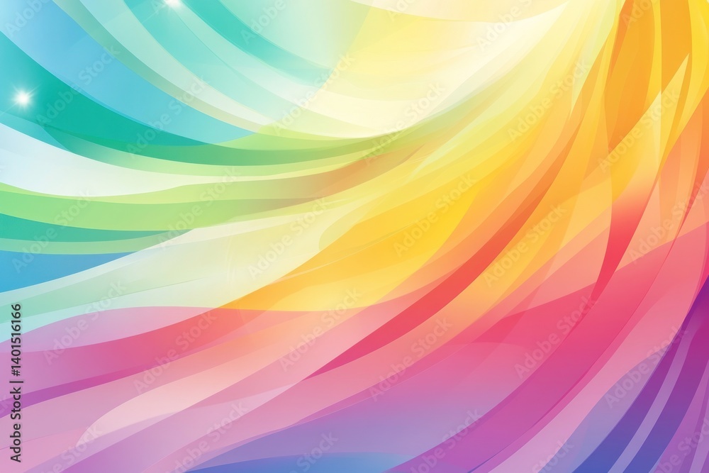 An abstract colorful background with rays of light radiating outward, creating a sense of motion and energy.