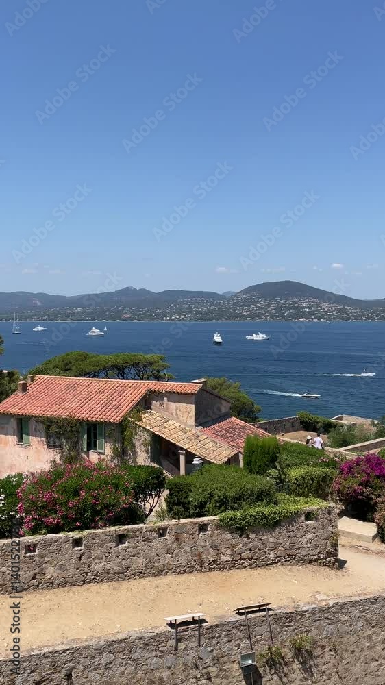Aussicht auf den Golf von Saint-Tropez, Côte d'Azur 