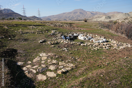 Excavation of Boncuklu Tarla, Beaded Field in Mardin, Turkiye photo