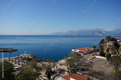 Fototapeta Naklejka Na Ścianę i Meble -  General View of Antalya in Turkiye