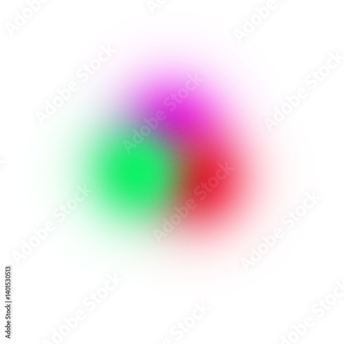 Vibrant Gradient Dots on Transparent Background – Futuristic Abstract Art