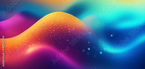 abstract colorful background with glowing lines