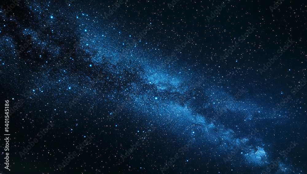 Mystical Starry Night: A Cinematic View of the Night Sky Mystical Starry Night: A Cinematic View of the Night Sky
