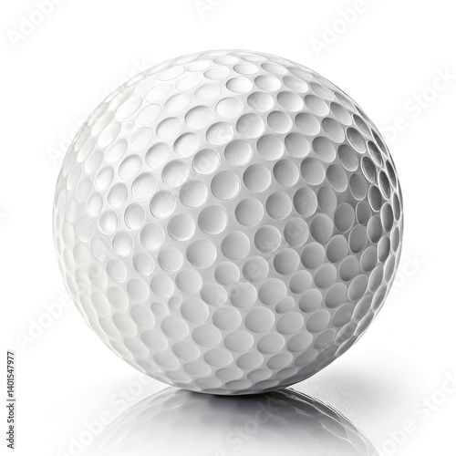 golf ball isolated on white background