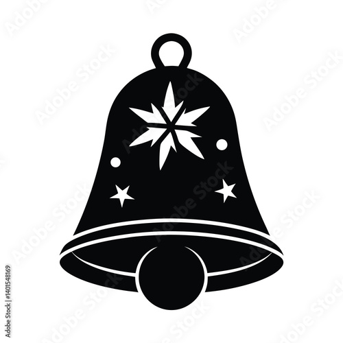 christmas bell isolated on white background