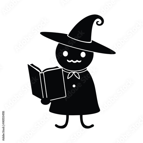 wizard with magic wand