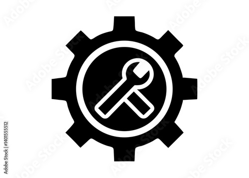 Precision Engineering: A graphic representation of precision and mechanical skill, features a gear and wrench, conveying the essence of industry and technological precision