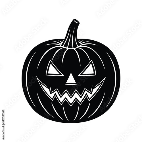 halloween pumpkin on white background