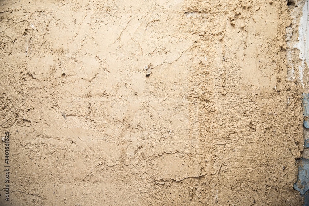 Old clay plastered wall with rough texture Old clay plastered wall with rough texture