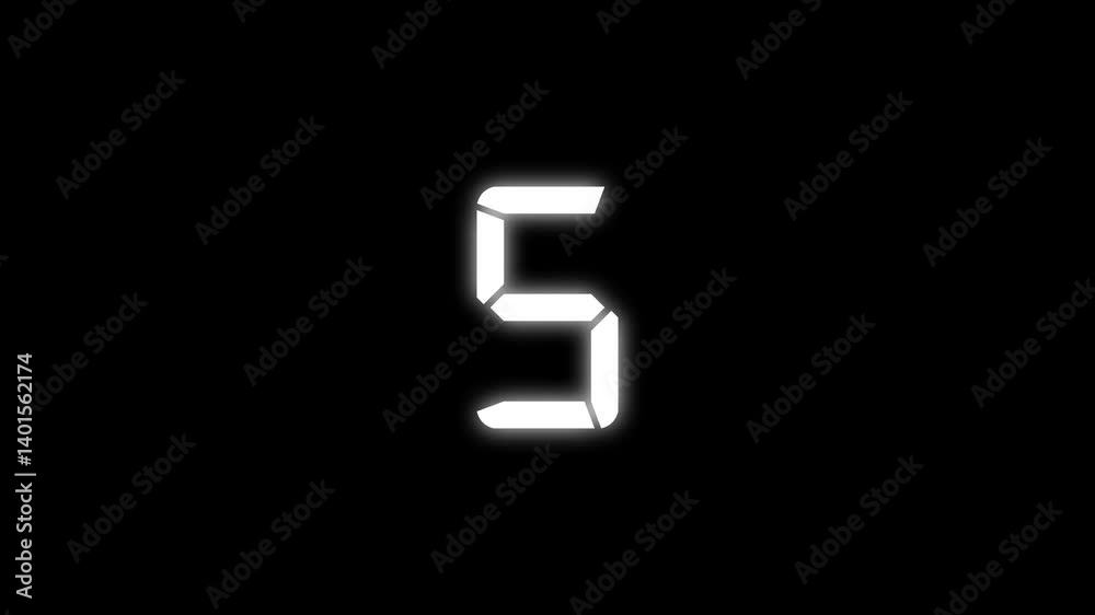 countdown timer 5 seconds animation from 5 to 0 seconds, 5 Seconds countdown timer  5 seconds time limit reminder animation,