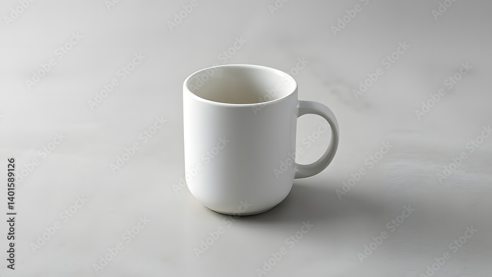 Hot black coffee in a white cup on a table Hot black coffee in a white cup on a table