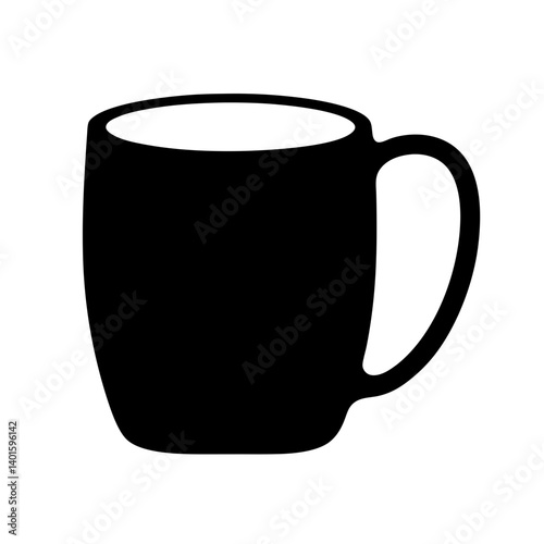 moscow mule in copper mug black silhouette icon - of a soft drinks moscow mule in copper mug simple vector art