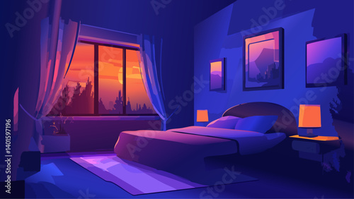 Healthy Rest in Bedroom Setting