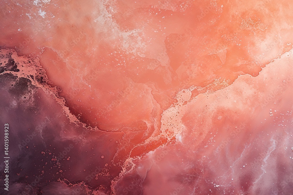 Fototapeta premium Peach Gradient Textured Backdrop with Smooth Finish for Photography and Design