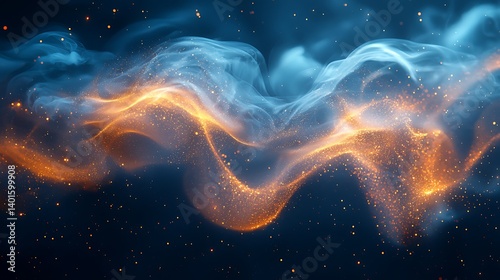 Vivid glowing haze forming abstract energy flow high resolution photos