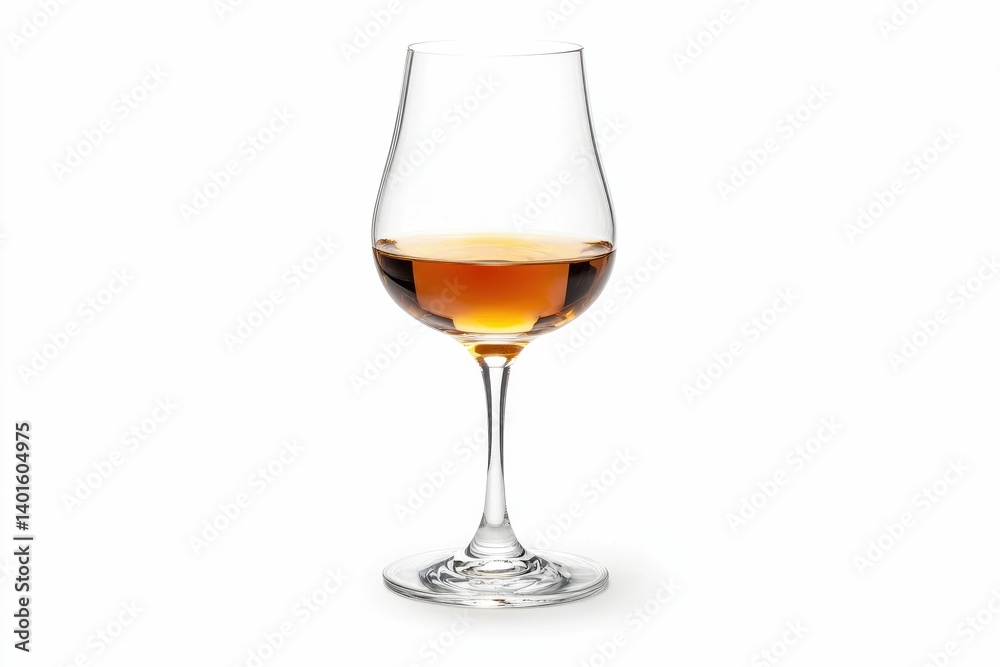 Glass of Whiskey or Liquor Isolated on White Background Glass of Whiskey or Liquor Isolated on White Background