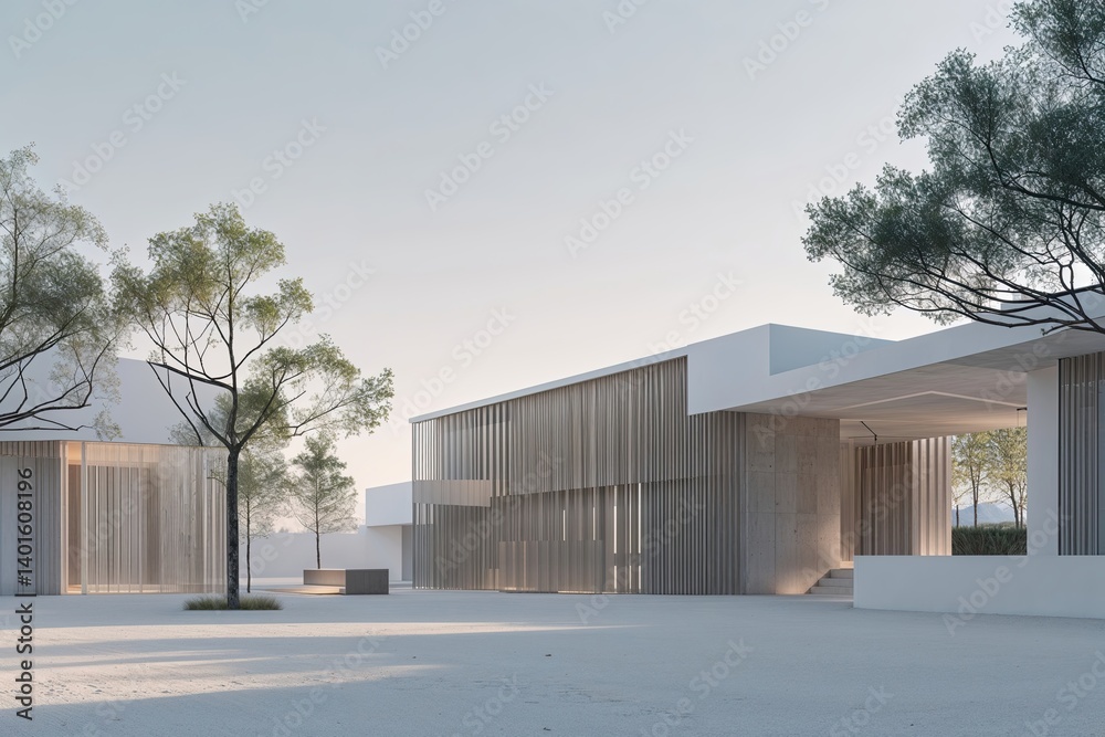 Minimalist Abstract Architecture in Urban Environments Minimalist Abstract Architecture in Urban Environments