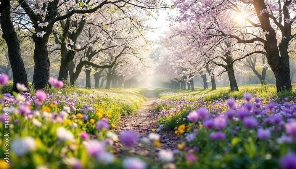 Obraz premium spring in the garden